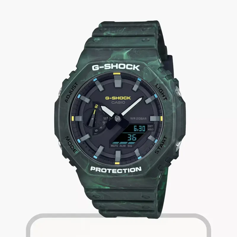 Casio G-Shock Men’s Sports Diver Forest Watch | GA-2100FR-3A